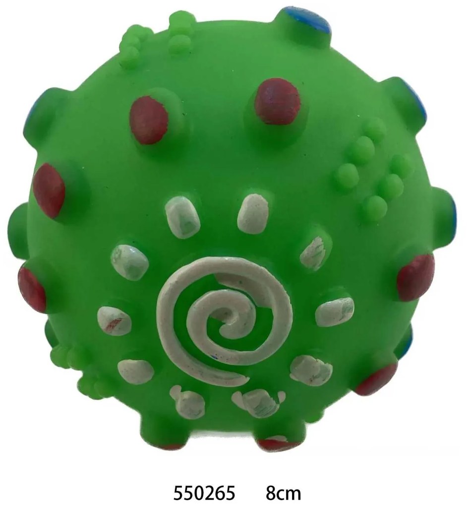 Παιχνίδι σκύλου μπαλάκι μασητικό - 8cm - 12pcs - 550265