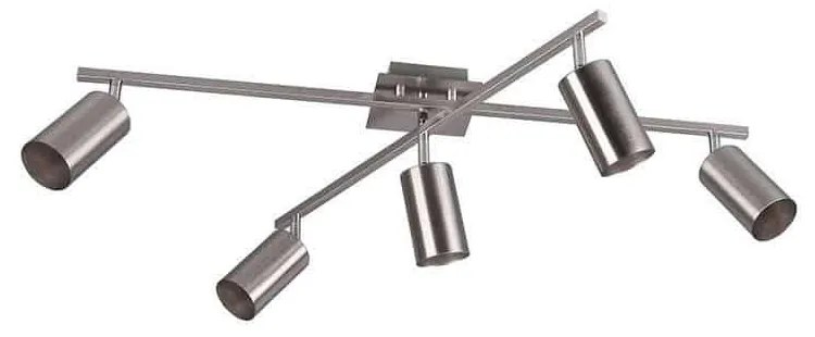 Φωτιστικό Οροφής-Σποτ Marley 77,5x57,5x22,5cm Nickel Mat 612400507 Trio Lighting Metal