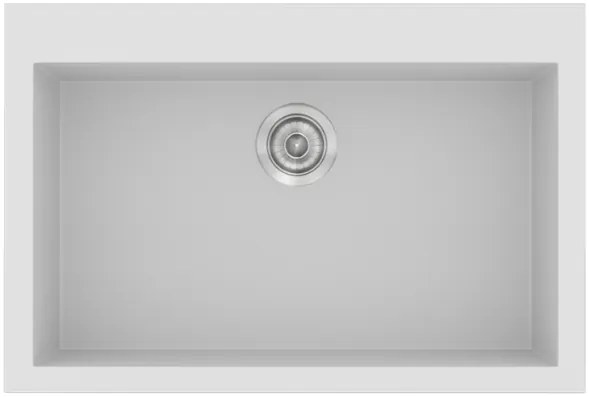 Sanitec Classic 338 White Ένθετος Νεροχύτης 70cm SAN.338.00.WH