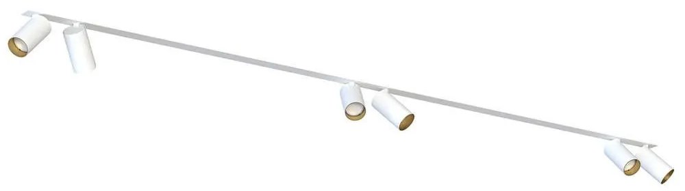 Φωτιστικό Οροφής - Σποτ Mono Surface 7687 6xGU10 10W White-Gold Nowodvorski Metal, Plastic