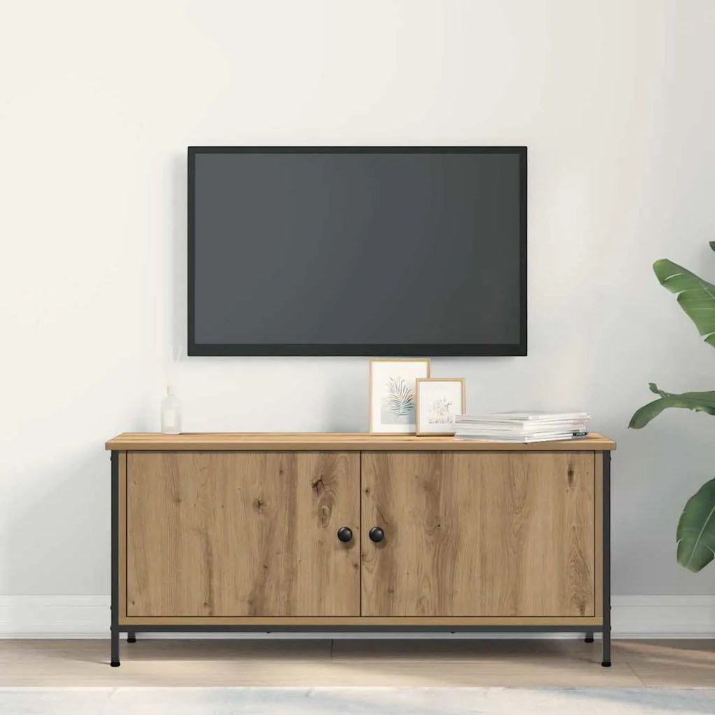 vidaXL Ντουλάπι TV Artisan Oak 100 x 35 x 45 εκ. Επεξεργασμένο ξύλο