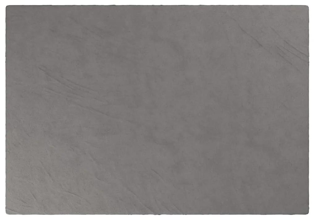 vidaXL Κουβέρτα Βαρύτητας με Κάλυμμα Γκρι 138x200 εκ. 6 κ. Υφασμάτινη