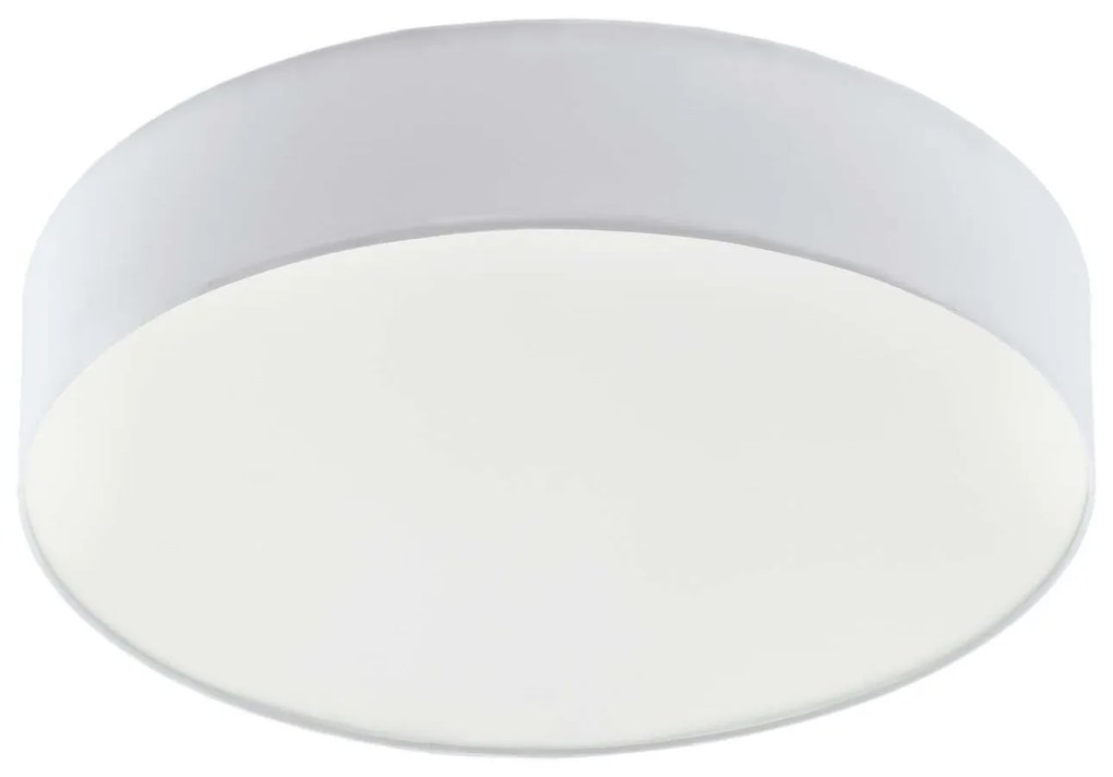 Φωτιστικό Οροφής - Πλαφονιέρα Led 97777 White Romao 1 Eglo Metal, Fabric