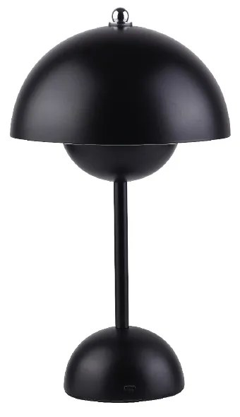 Inlight Rechargeable LED 1.5W 3CCT Touch Table Lamp Black D:10x24cm (3059-Black)