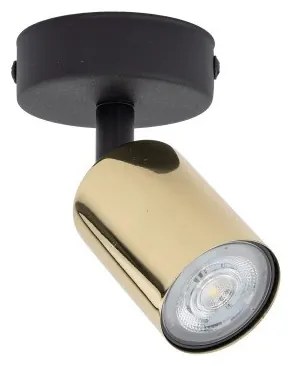 Πλαφονιέρα Φωτιστικό Οροφής GU10 10W IP20 Top TK Lighting-6088-Μαύρο-Χρυσό 6088