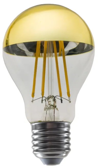 LED FILAMENT E27 DIM A60 GOLD 8W 2700K 230V AC 900LM RA80 ACA ELIOR8WWDIMG