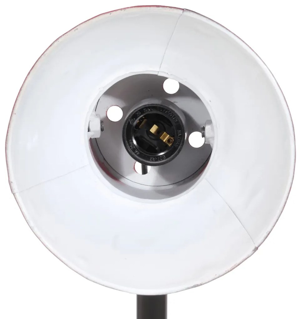vidaXL Φωτιστικό Γραφείου 25 W Αντικέ Κόκκινο 17x17x60 εκ. Ε27