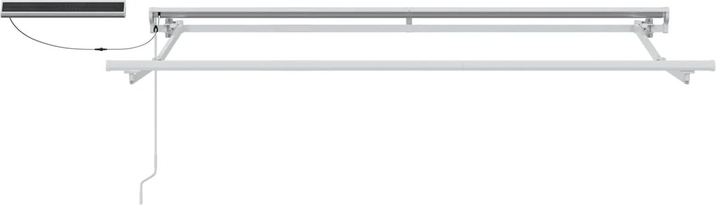 vidaXL Solar Electric Awning Frame 3 x 2 m Λευκό