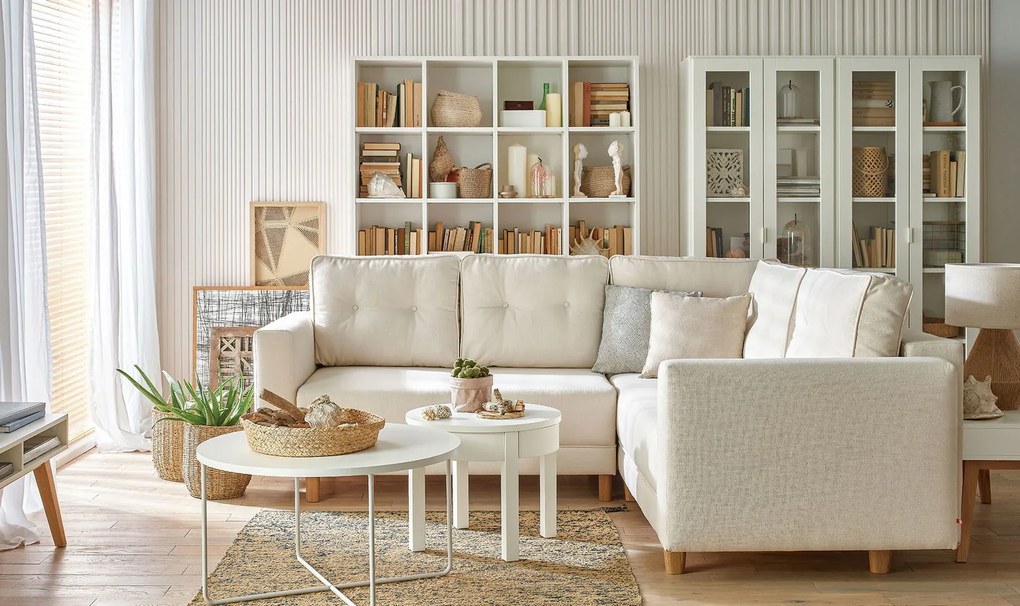 Βιβλιοθήκη Simple 4x5-Λευκό