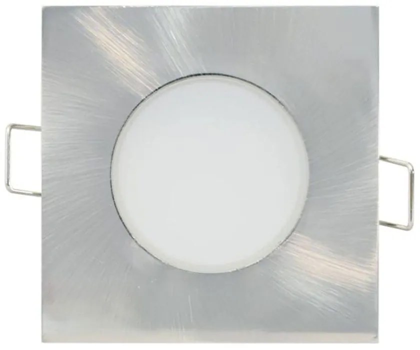 Σποτ Χωνευτό Vera530SNM 5W 3000K 400lm Nickel Aca Ορθογώνιο Aluminium