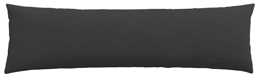 vidaXL Μαξιλάρι Καναπέ 2 pcs Μαύρο 145 x 40 εκ. ύφασμα