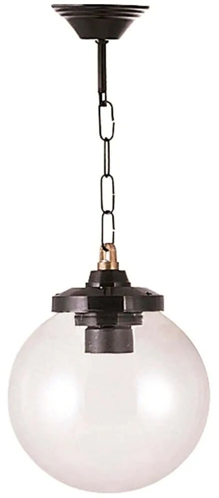 Φωτιστικό Οροφής 685AVN1144 Φ20x50cm E27 40W Black Opviq