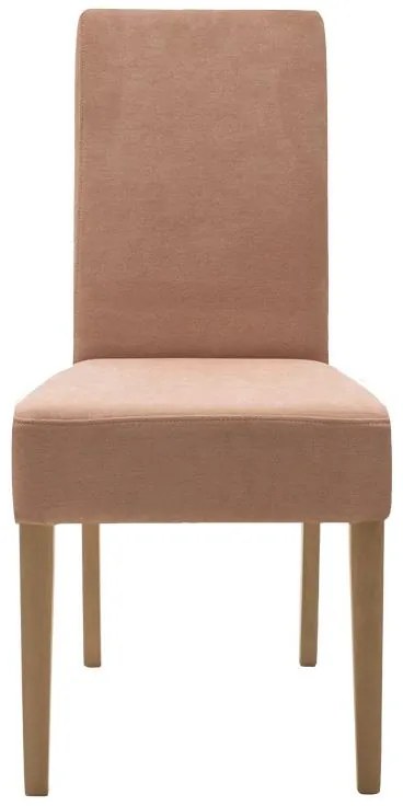 Καρέκλα Ditta ύφασμα σάπιο μήλο - πόδι sonoma 44x56x96 εκ. 2αδα 44x56x96 εκ.