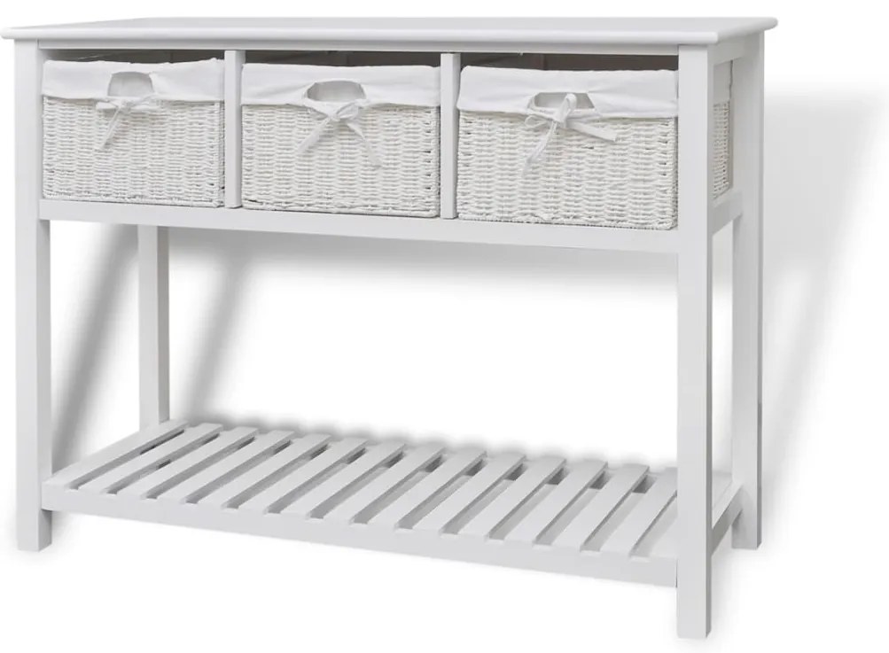 vidaXL Μπουφές Λευκός