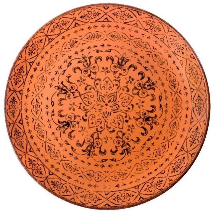 Σερβίτσιο Πιάτων Πορσελάνης Vintage Terracotta – Σετ για 6 άτομα - 20τμχ - Oriana Ferelli
