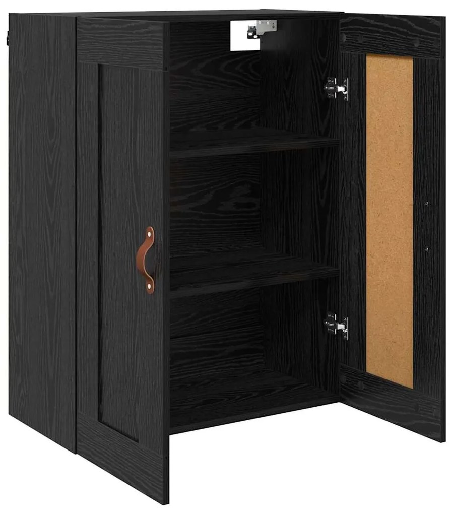 vidaXL Επιτοίχιο ντουλάπι Μαύρη Οξυά 69,5 x 34 x 90 εκ.