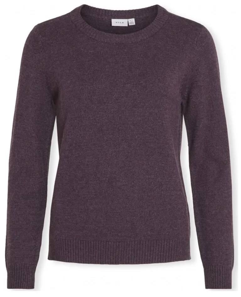 Πουλόβερ Vila  Noos Ril O-Neck L/S - Plum Perfect