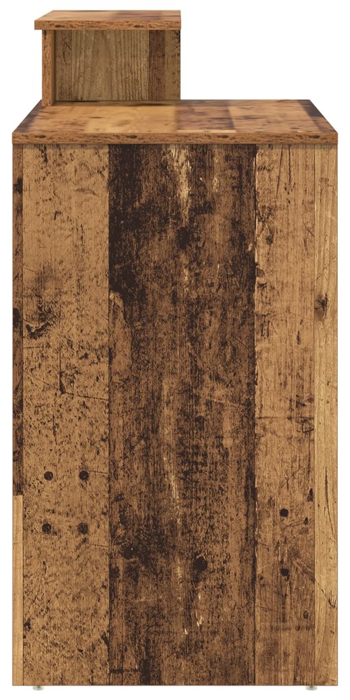 vidaXL Γραφείο με Αποθήκευση Παλιό Ξύλο 120.5x44x88.5 cm Επεξεργασμένο Ξύλο