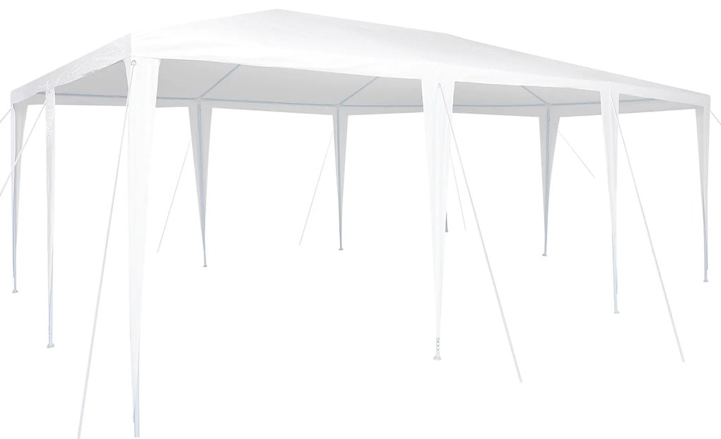 vidaXL Σκηνή Πάρτυ Λευκό 600 x 400 x 266 εκ Πολυεστέρας, Χάλυβας