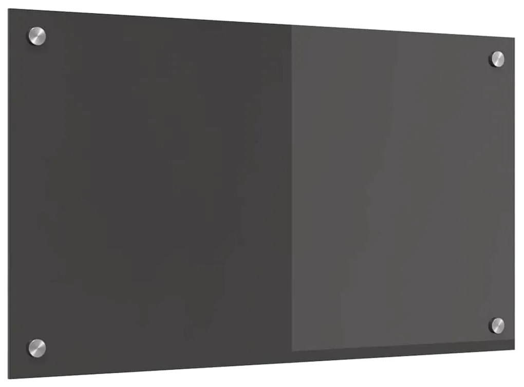vidaXL Κουζίνα Πλακάκι Σκοινί Σκούρο Γκρι 70x40x0,6 εκ. Σκληρυμένο Γυαλί
