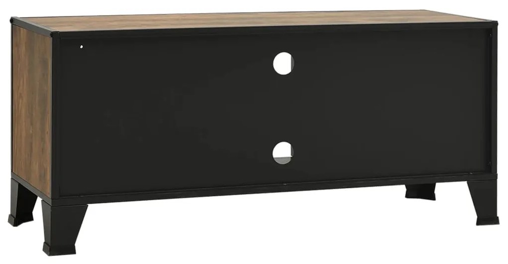 vidaXL Έπιπλο Τηλεόρασης Ρουστίκ Καφέ 105 x 36 x 47 εκ. Μέταλλο / MDF