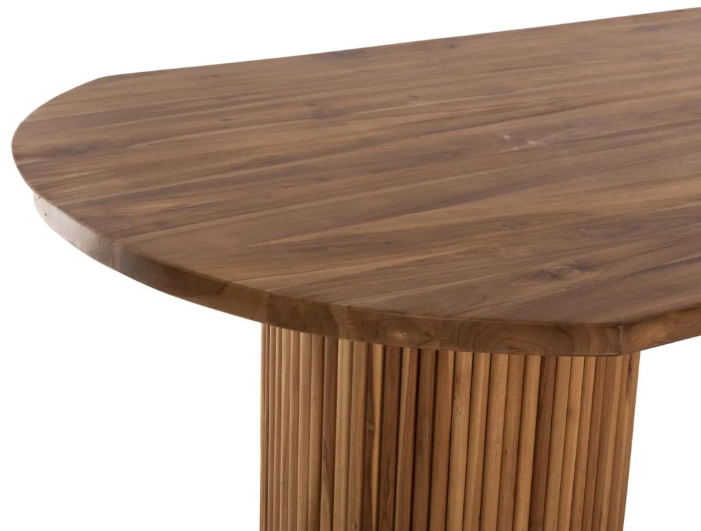 ΤΡΑΠΕΖΙ ΤΡΑΠΕΖΑΡΙΑΣ DREMA ΜΑΣΙΦ ΞΥΛΟ ΤΕΑΚ 200Χ110Χ85Υεκ. 4εκ.ΕΠΙΦΑΝΕΙΑ