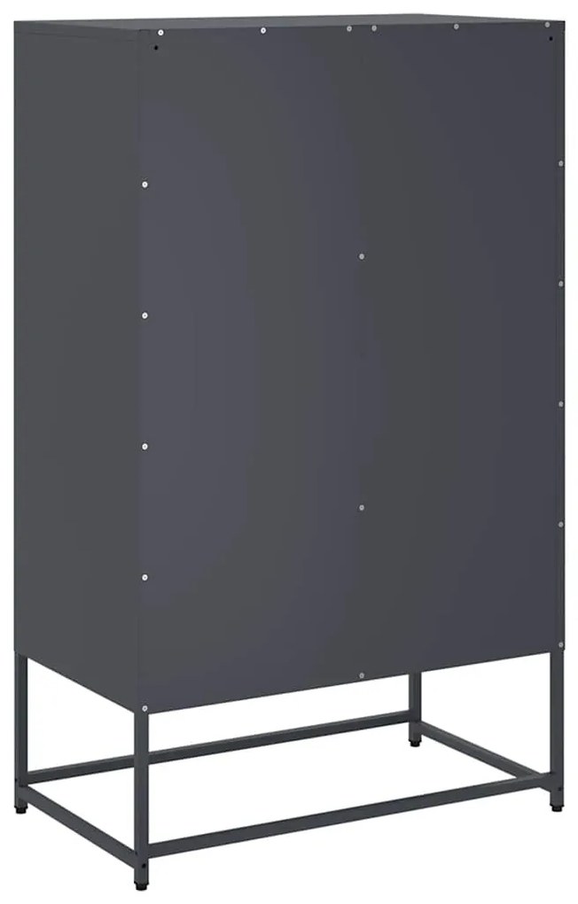 vidaXL Ντουλάπι Ανθρακί 68x39x111,5 εκ. από Χάλυβα