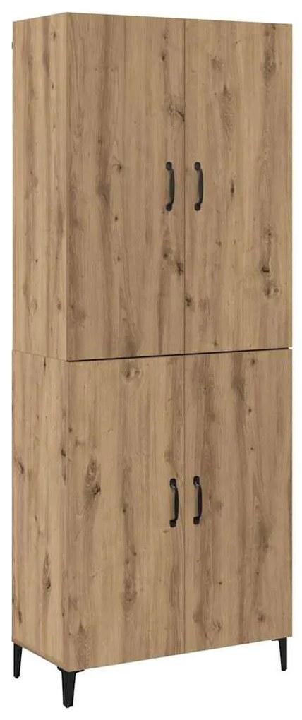 vidaXL Highboard 2 pcs artisan δρυς 69.5 x 34 x 180 εκ.