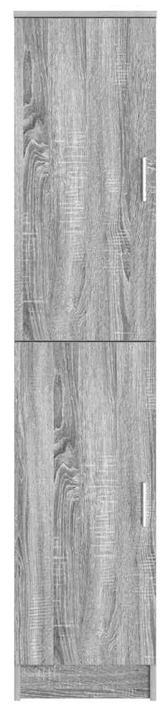 vidaXL Ψηλό Ντουλάπι Γκρι sonoma 35 x 39 x 168 εκ Επεξεργασμένο ξύλο