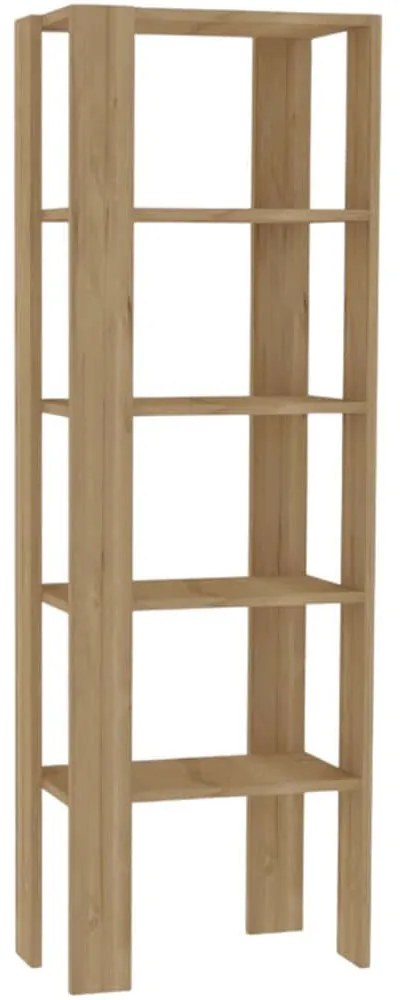 Ραφιέρα Δαπέδου Pucon 495SSE1218 53x23x160cm Oak