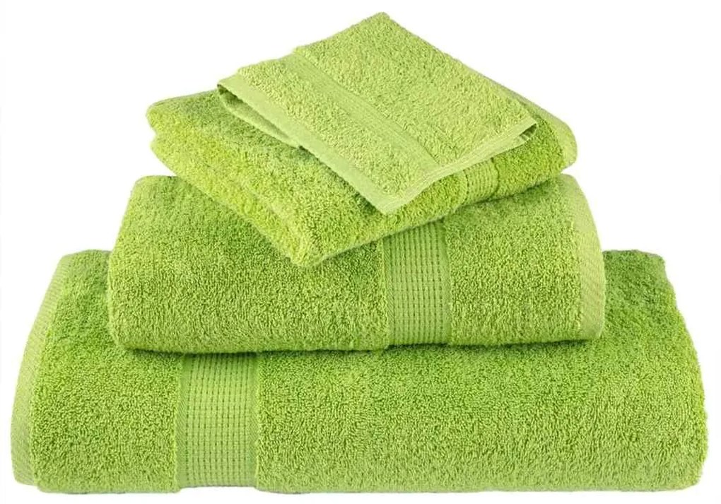 vidaXL a Πετσέτες Προσώπου SOLUND 2 pcs Λαχανί Βαμβάκι