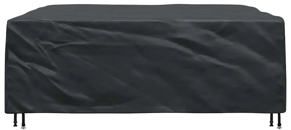 vidaXL Κάλυμμα επίπλων Μονόχρωμο Μαύρο 200 x 200 x 90 εκ. 210D