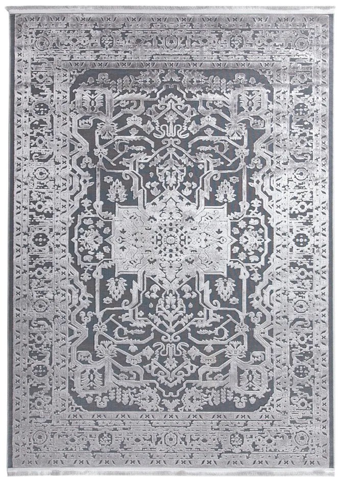 Χαλί Lotus Summer 2927 BLACK GREY Royal Carpet - 200 x 300 cm - 16LOTS2927BG.200300 - 16LOTS2927BG.200300