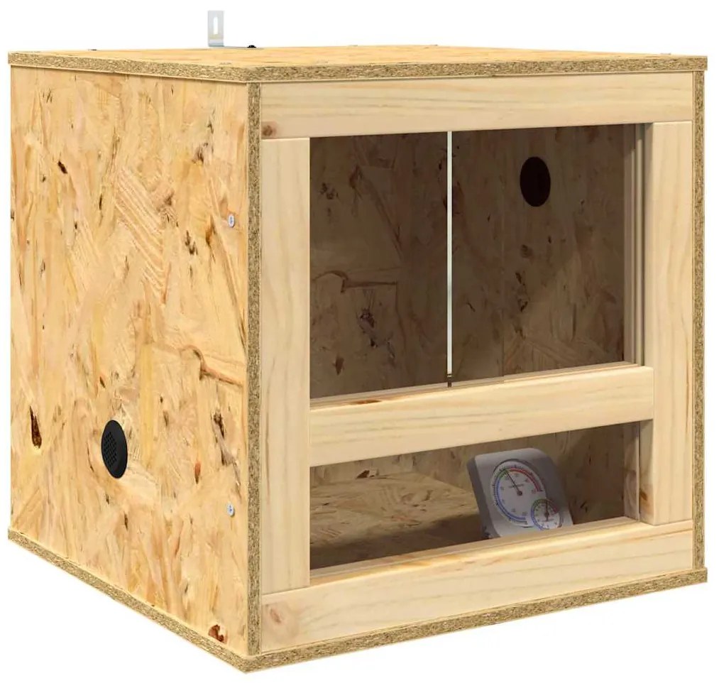 vidaXL Terrarium Καφέ 40 x 40 x 40 cm OSB