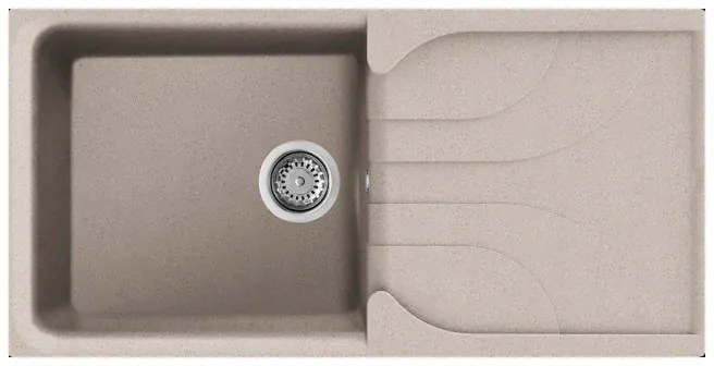 Νεροχύτης κουζίνας EGO 480 Avena 51 ELLECI 100x50cm