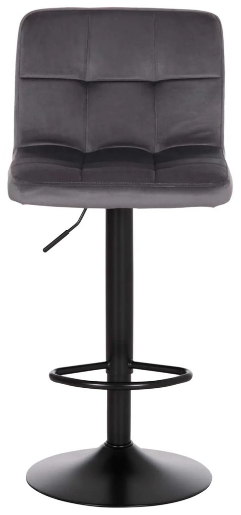 ΣΚΑΜΠΟ ΜΠΑΡ ΠΕΡΙΣΤΡΕΦΟΜΕΝΟ DIANA HM202.41 ΓΚΡΙ ΒΕΛΟΥΔΟ--ΜΕΤΑΛΛΟ ΜΑΥΡΟ ΜΑΤ 44x52x109Υεκ