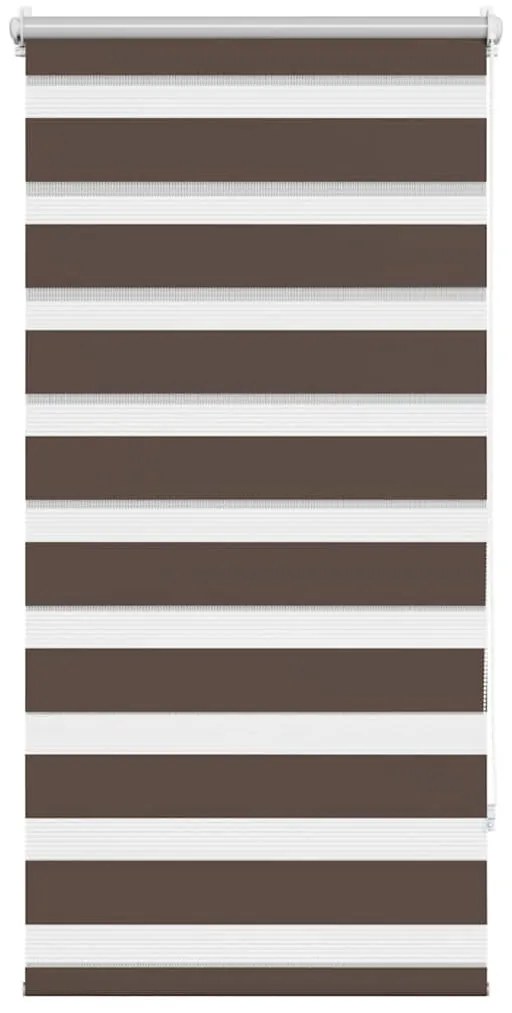 vidaXL Σύστημα Σκίασης Ρόλερ Zebra Καφέ 60 x 120 εκ.