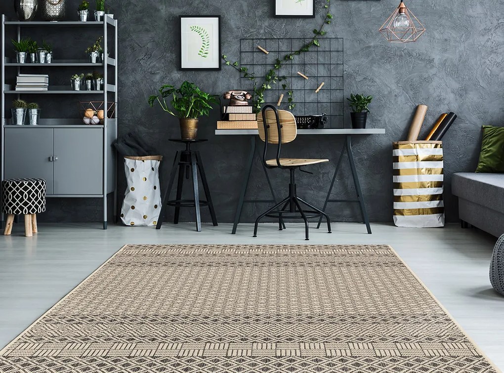 ΧΑΛΙ ETHNIK  1391D GREY-ECRU - 160X230  NewPlan - 5-14-ETHN-1391_GU6I-160X230 - 5-14-ETHN-1391_GU6I-160X230