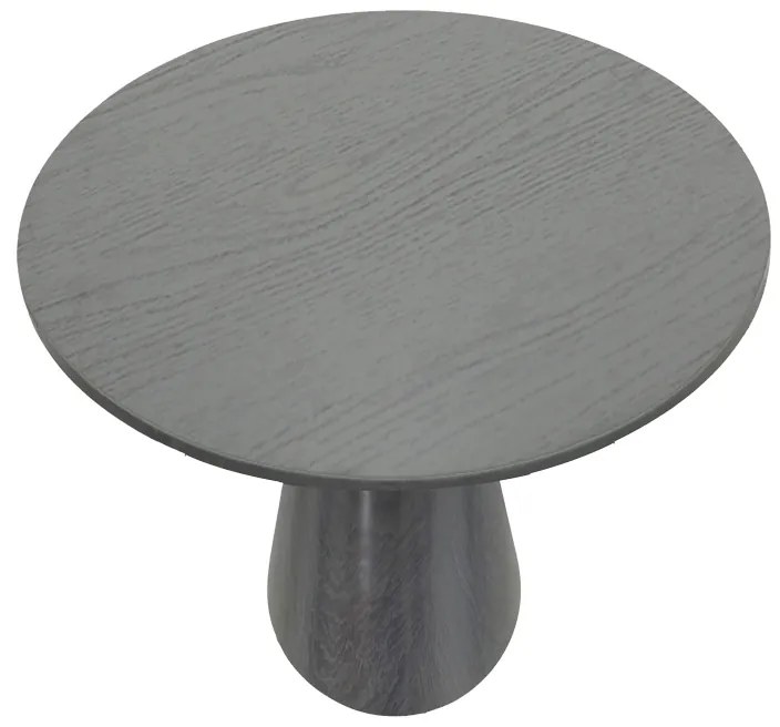 Tραπέζι Donda pakoworld mdf μαύρο Φ100x76εκ