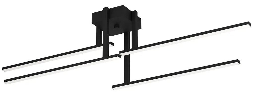 Φωτιστικό Οροφής Eglo 99817 IPOLITTO Μαύρο Ματ (Black Mat) 3000K