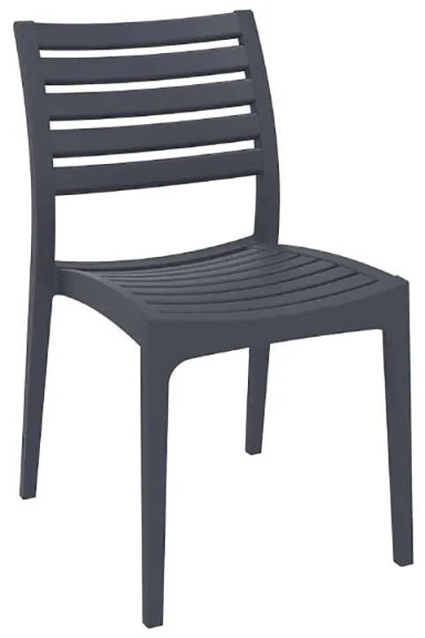 SIESTA ARES ΚΑΡΕΚΛΑ DARK GREY ΠΟΛ/ΝΙΟΥ 48Χ58Χ83.7εκ.20.0336