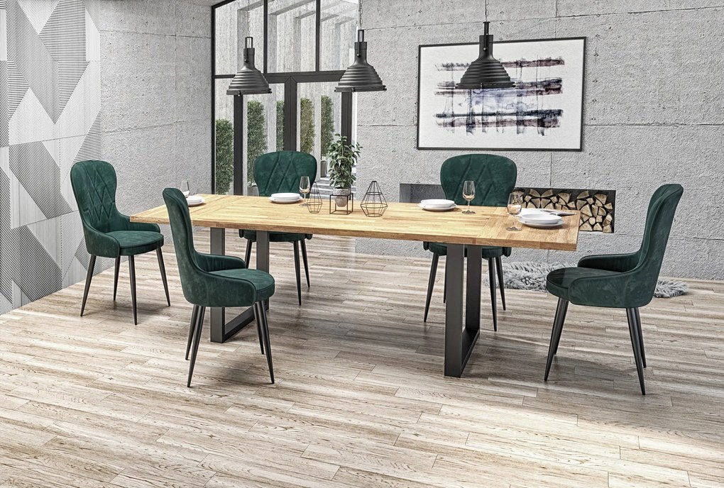 RADUS 160 table solid wood DIOMMI V-PL-RADUS_160-ST-DREWNO_LITE