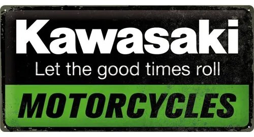 Μεταλλική πινακίδα Kawasaki Motorcycles