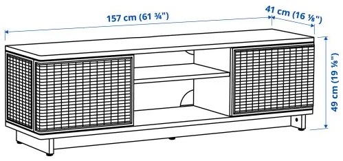 FRYKSAS έπιπλο TV, 157x41x49 cm 805.740.99