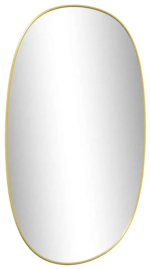 vidaXL Καθρέφτης Τοίχου Χρυσός 70 x 45 εκ.