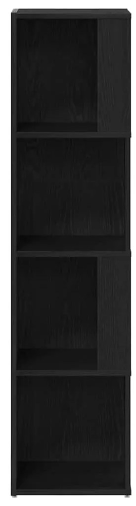 vidaXL Γωνιακά ράφια Μαύρη δρυς 33 x 33 x 132 εκ. Επεξεργασμένο ξύλο