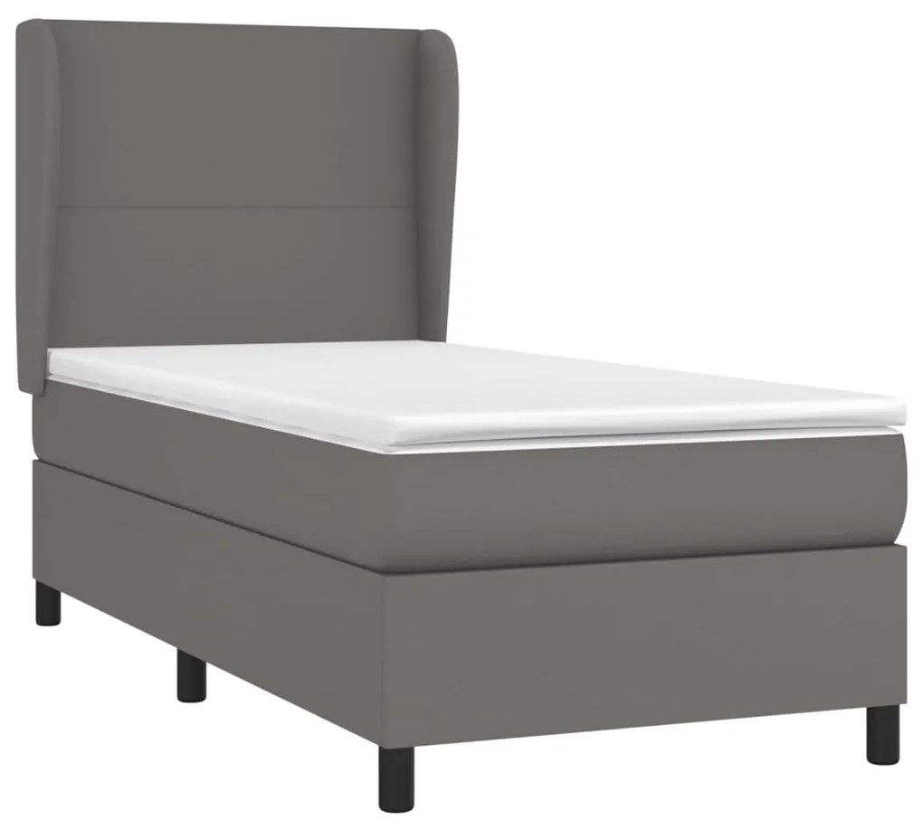 ΚΡΕΒΑΤΙ BOXSPRING ΜΕ ΣΤΡΩΜΑ ΓΚΡΙ 90X200 ΕΚ. ΑΠΟ ΣΥΝΘΕΤΙΚΟ ΔΕΡΜΑ 3128893