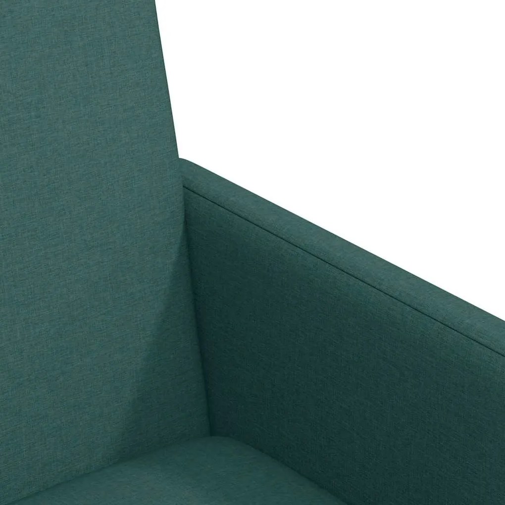 vidaXL Καρέκλες φαγητού 2 pcs Σκούρο πράσινο 57 x 66 x 94 εκ ύφασμα