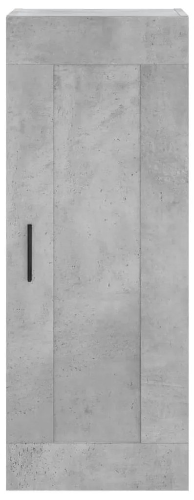 vidaXL Ντουλάπι Γκρι Σκυροδέματος 34,5x34x180 εκ. Επεξεργασμένο Ξύλο