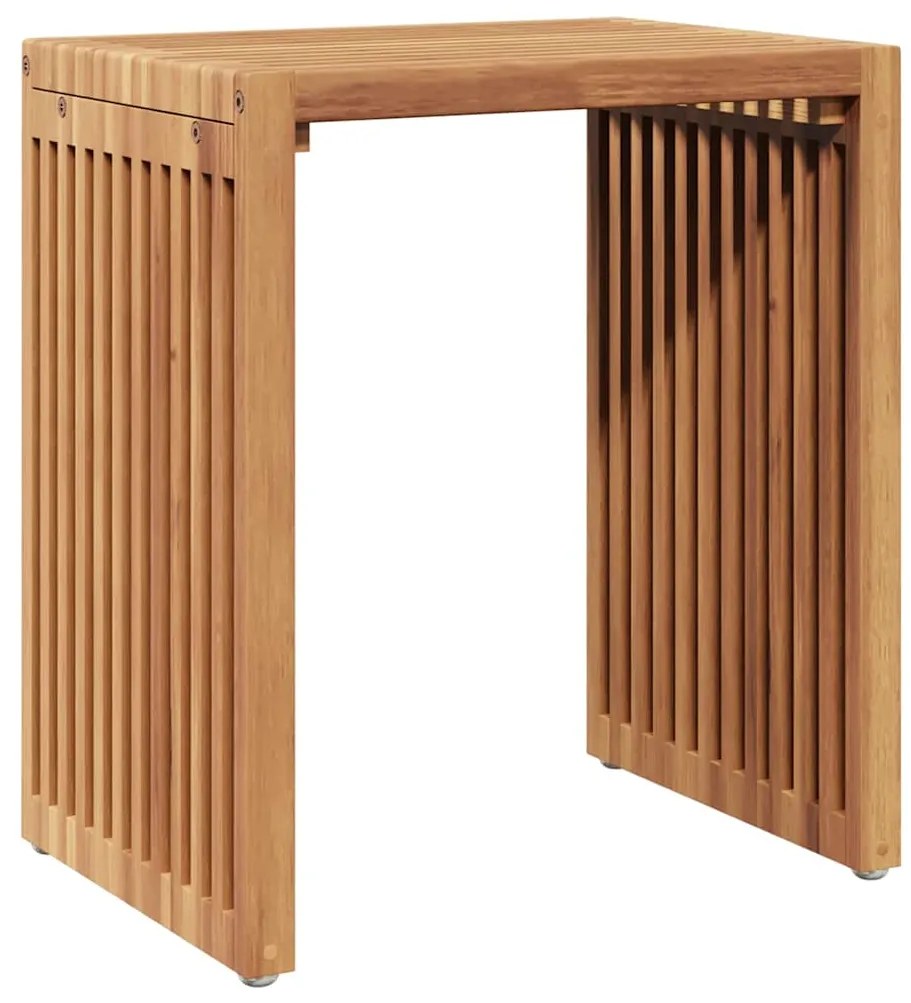 vidaXL Πλευρικό Τραπέζι Κήπου 3 pcs Καφέ 33 x 44,5 x 51 εκ